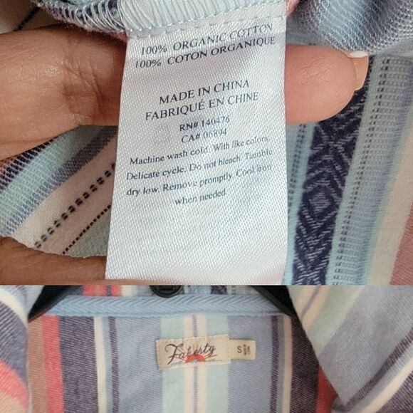 Faherty Baja Poncho Hoodie S - Picture 11 of 11